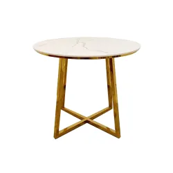 Juno Gold 90cm Table