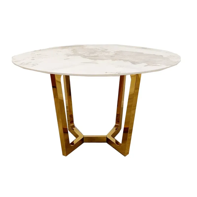 Lucien Gold 1.2m Round Table