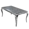 Louis Dining Table Chrome